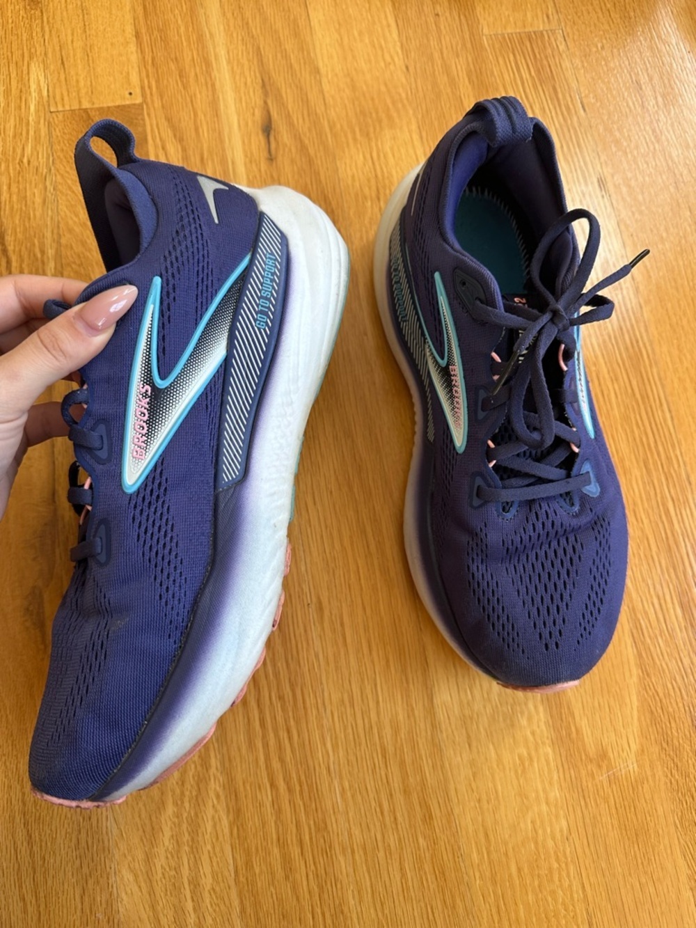 Brooks Purple Running Shoes with